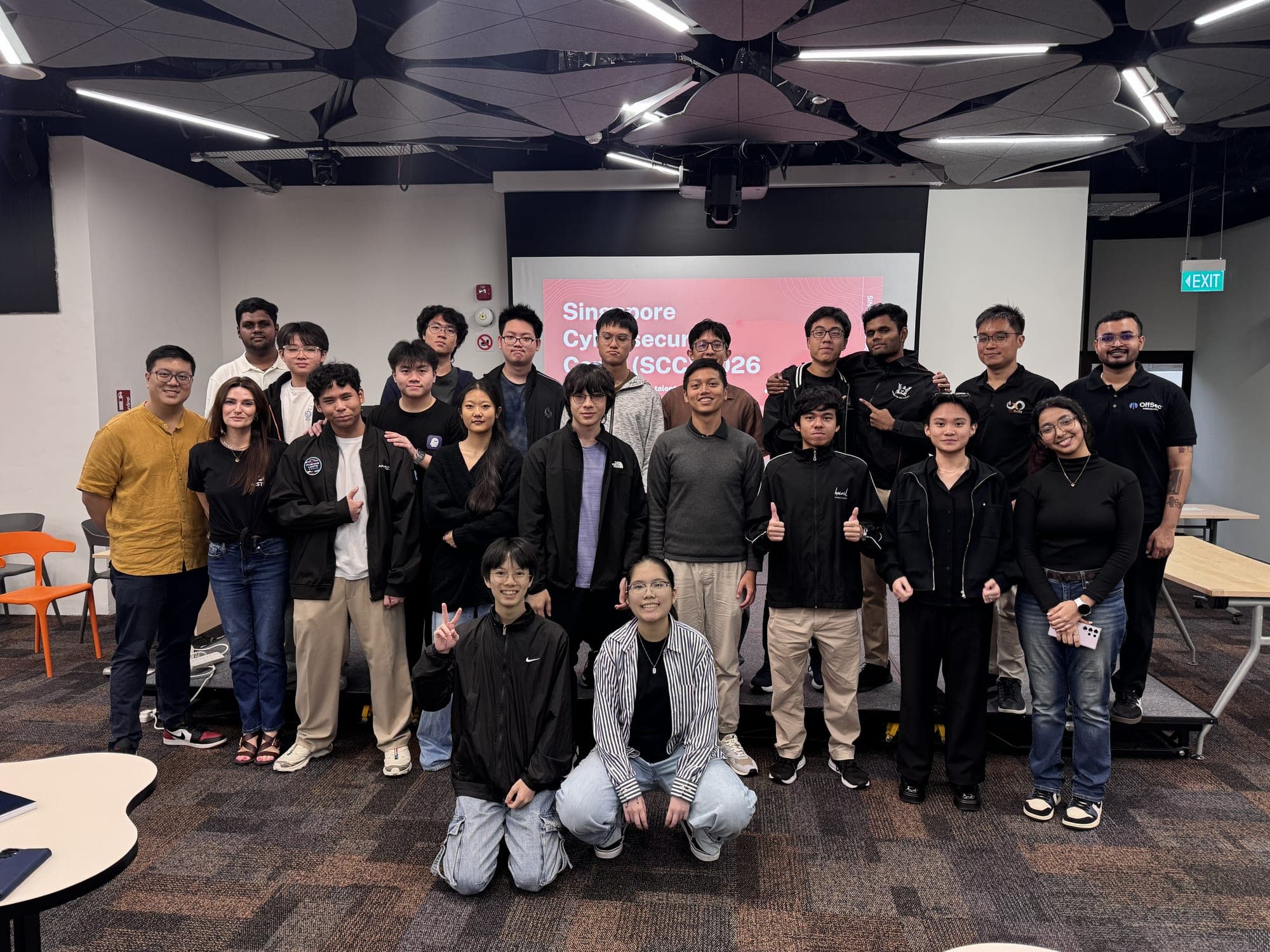 Group photo from Singapore Cybersecurity Camp 2026